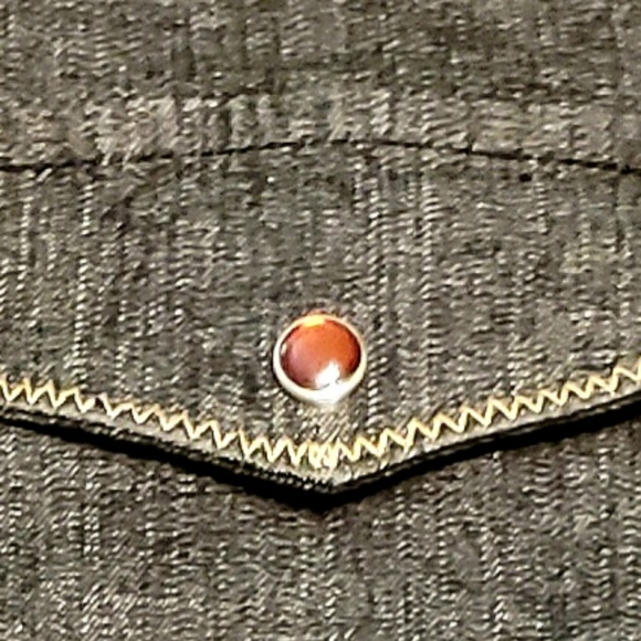 DENIM&CO - Denim Shirt - Western-Style Snap Front - Black  - XL - NWOT - Picture 3 of 12